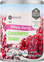 SE Grocers Cranberry Sauce Whole Berry