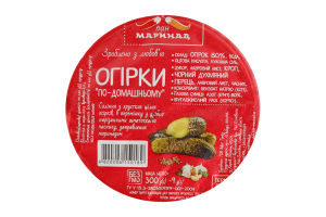 Огурцы соленые с бочки Пан маринад ст 300г