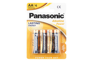 Батарейка Alkaline Power AA Panasonic 4шт