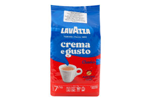 Кава натуральна смажена в зернах Classico Crema E Gusto Lavazza м/у 1кг