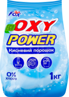 Порошок пральний Оксі Пауер кисневий 1кг м/у Фокс