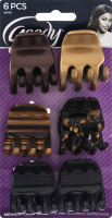 Goody Medium Claw Clips - 6 CT