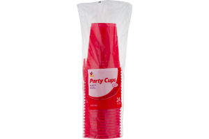 Ahold Party Cups Plastic For Cold Beverages - 24 CT