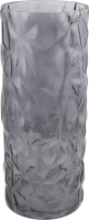Ваза Абстракція сіре скло 11,5*30см