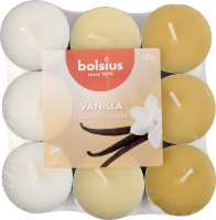 Свічки чайні ароматизовані №958438 Vanilla Bolsius 18шт