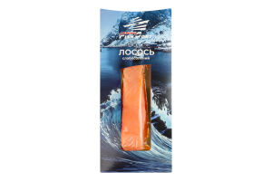 Лосось слабосолений філе шматок на шкірі 170г TM FISH PORT