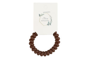 Резинка для волосся каучукова ТОВ Южпромгруп 1шт в асорт