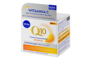 Крем денний проти зморшок SPF15 Посилення сяйва Q10 Енергія Nivea 50мл