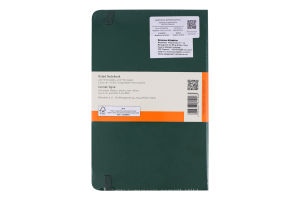 Записник Moleskine Classic лінія середній зелений