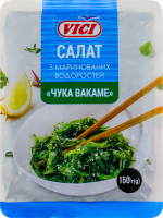 Салат из маринованных водорослей замороженный Чука вакамэ Vici м/у 150г