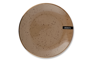 Тарілка десертна Emilia коричнева кераміка 20см Ardesтo