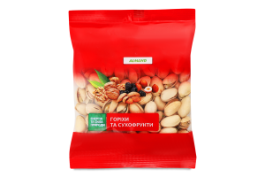 Фісташки Каліфорнія смажені солоні 130г Альмонд