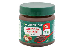 Паста шоколадно-фундучна з підсолоджувачем Green Leaf с/б 200г