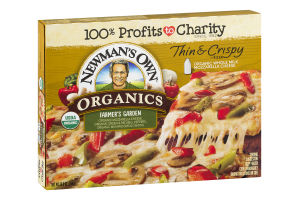 Newman's Own Organics Pizza Thin & Crispy Farmer's Garden
