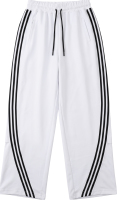 Штани жіночі з лампасом білий L-XL