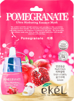 Маска д/обличчя Відновлююча з екстрактом гранату тканинна 25мл Екель