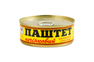 Паштет печінковий стерилізований Онисс з/б 100г