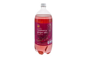 Ahold Ginger Ale Raspberry Caffeine Free