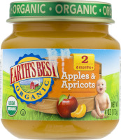 Earth's Best Organic Apples & Apricots Baby Food