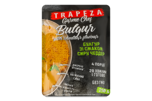 Булгур со вкусом сыра Чеддер Trapeza д/п 250г