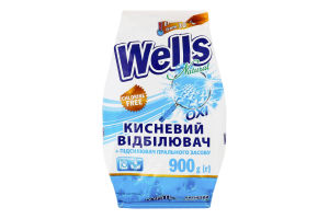 Отбеливатель кислородный Classic Wells Natural 900г