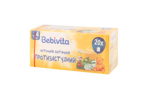 Фіточай для дітей від 4міс протизастудний Bebivita к/у 20х1.5г