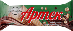Вафлі з ароматом фундука Артек Sweet melodies м/у 80г