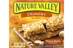 Nature Valley Crunchy Granola Bars Peanut Butter - 6 CT