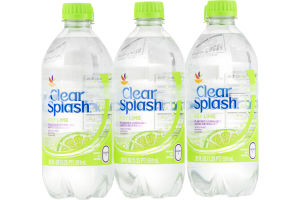 Ahold Clear Splash Key Lime - 6 PK