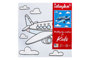 Набор для росписи по номерам 25х25см Kids Ideyka 1шт в ассорт