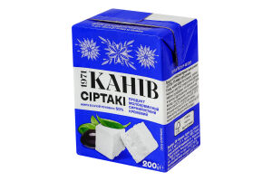 Продукт сырный 50% молокосодержащий мягкий кремовый Сиртаки Канів 1971 т/п 200г