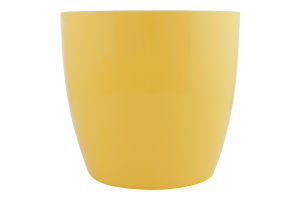 Горщик квіт. Don-Plast AGA 16 см жовтий DA 16 И648 (Польща)
