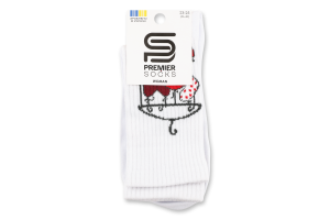Шкарпетки жіночі Premier socks Love білі р.23-25