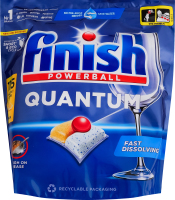 Средство для мытья посуды в посудомоечных машинах Лимон Quantum All in 1 Finish 115шт