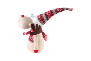 Прикраса декоративна Олень в ковпаку 30см