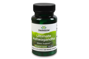 Добавка дієтична вегетаріанські капсули 250мг Ультра ашваганда Swanson 60шт