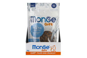 Кранчі для кошенят з фореллю та молоком Kitten Gift Monge д/п 60г