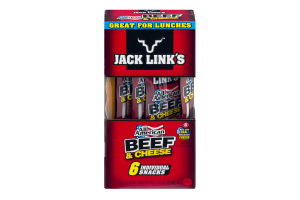Jack Link's Beef & Cheese Snacks - 6 CT