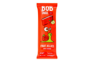 Мармелад фруктово-ягідний Яблуко-вишня Jelly Bob Snail м/у 38г