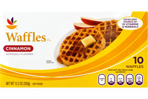 Ahold Waffles Cinnamon - 10 CT