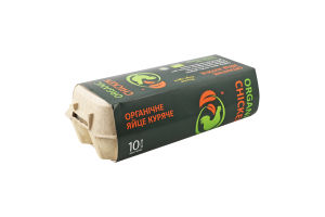 Яйця курячі Organic Chicken к/у 10шт