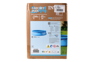 Бассейн наземный для детей от 6лет 244х61см №28106NP Easy set Intex 1шт