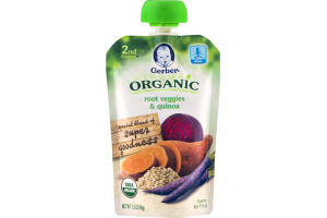 Gerber Organic Root Veggies & Quinoa 2nd Foods Organic Baby Food