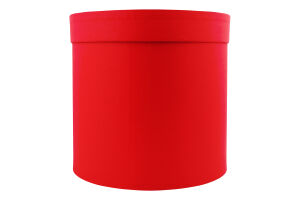 Коробка подарункова червона кругла 17*19см НК-29 Екстрафікс