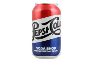 Напій Pepsi real sugar з/б