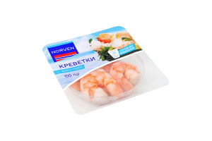 Креветки вареные чищенные Norven лоток 100г