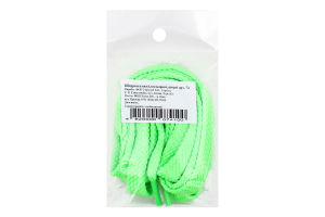 Шнурки д/взуття кольорові люмінісцентні пласкі 100см Парадокс