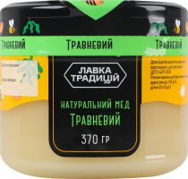 Мед натуральний квітковий поліфлорний травневий Лавка традицій в/ґ с/б 370г