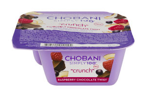 Chobani Simply 100 Greek Yogurt Raspberry Chocolate Twist