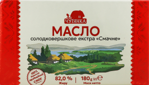 Масло Чутянка 82% 180 г екстра Смачне